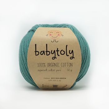 Organic Cotton Yarn - SEA GREEN, 815