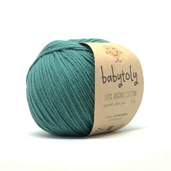 Organic Cotton Yarn - SEA GREEN, 815