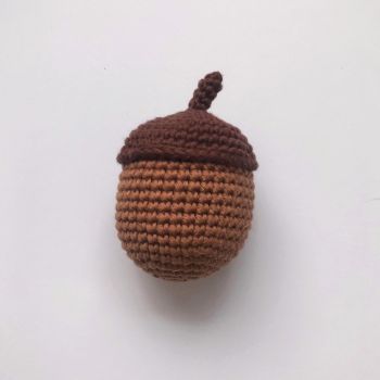 Crochet Acorn - 10 cm - 3.94"