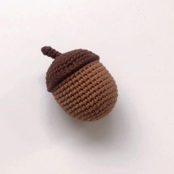 Crochet Acorn - 10 cm - 3.94"