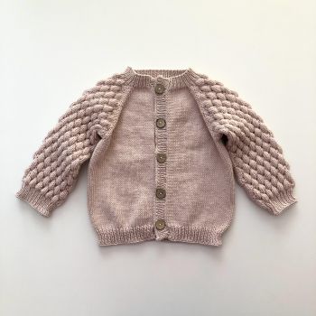 Adele Cardigan - Powder pink