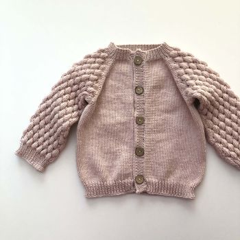 Adele Cardigan - Powder pink