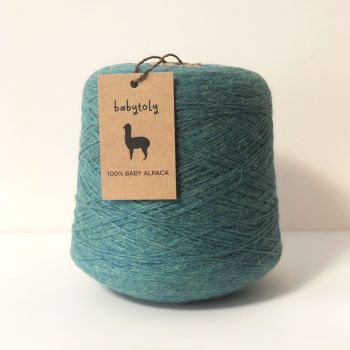 100% Baby Alpaca Yarn - Pinegreen