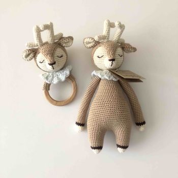 Baby Deer 9.8" - 25 cm - sky