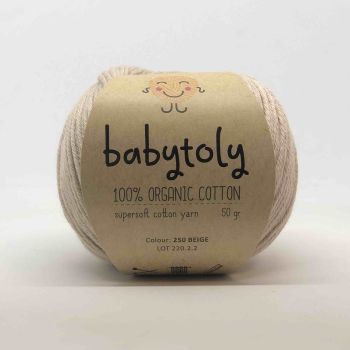 Organic Cotton Yarn - BEIGE, 250