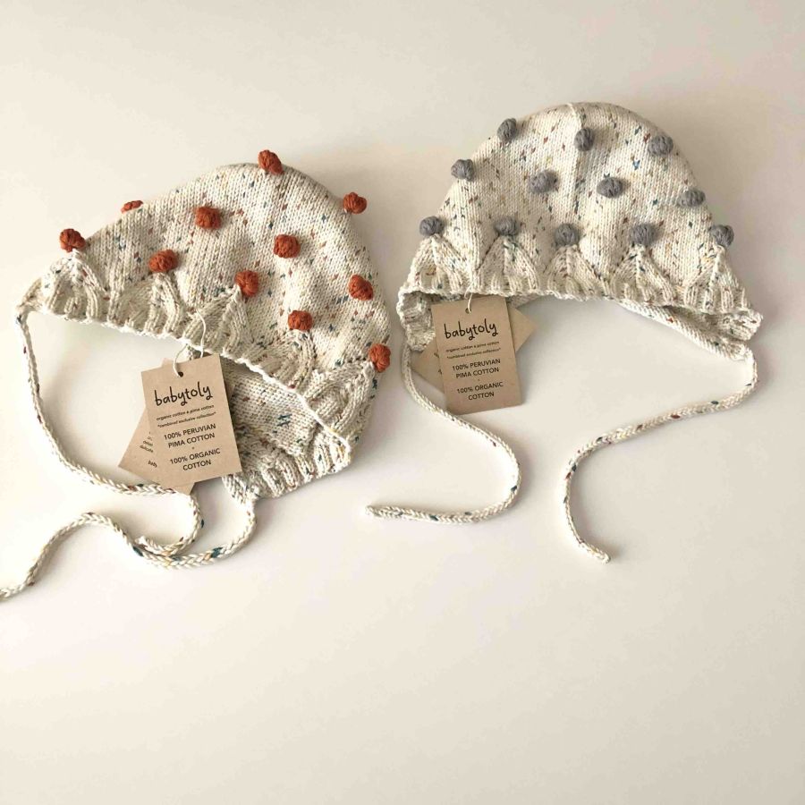 Folk Bloomers, Crochet collar set - pistachio, pigeon, olive, camel