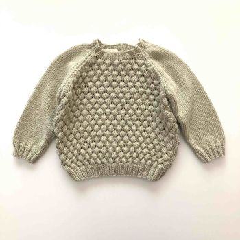 Bubble Sweater - Seaweed, Natural
