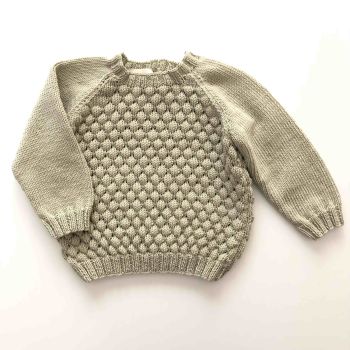 Bubble Sweater - Seaweed, Natural