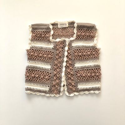 Callie Crochet Top ** Stripes unique design