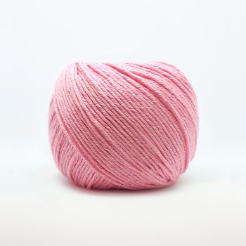 Organic Cotton Yarn - CANDY PINK, 125