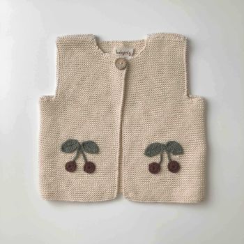 Felice Cherry Vest - Natural