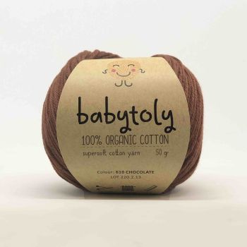 Organic Cotton Yarn - CHOCOLATE, 610