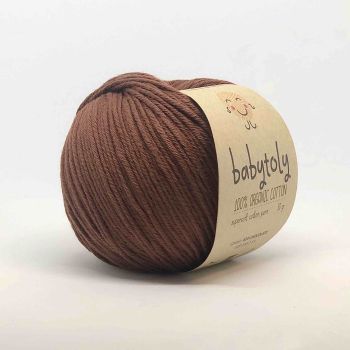 Organic Cotton Yarn - CHOCOLATE, 610