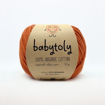 Organic Cotton Yarn - CINNAMON, 350