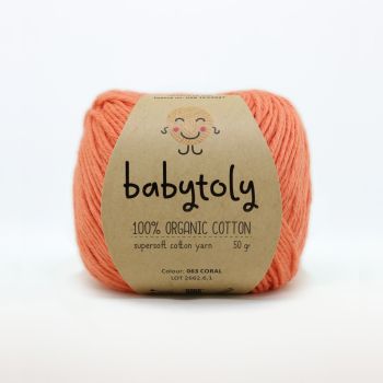 Organic Cotton Yarn - CORAL, 063