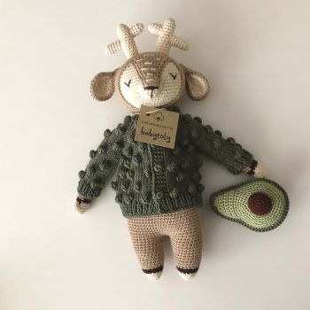 Crochet Avocado toy