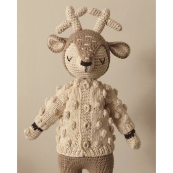 Popcorn Cardigan for Deer Sleep Friend