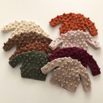 Popcorn Cardigan for Deer Sleep Friend - various colors