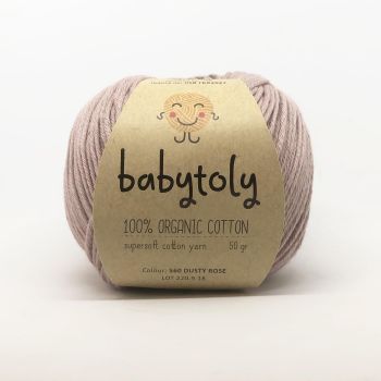 Organic Cotton Yarn - DUSTY ROSE, 560