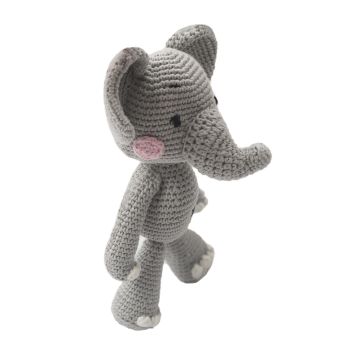 Crochet Toy Elephant 12.5" - 32 cm