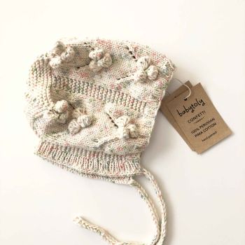 Fancy Popcorn Bonnet - * exclusive confetti collection