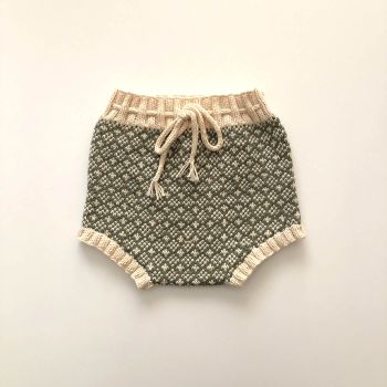 Folk Bloomers - sage-taupe-mint