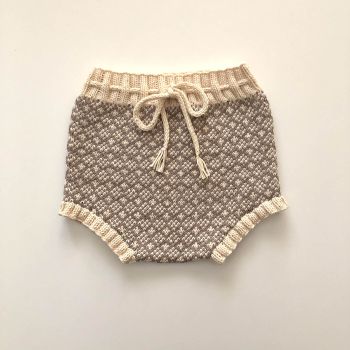 Folk Bloomers - taupe-mint-sage