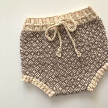 Folk Bloomers - taupe-mint-sage