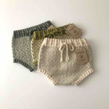 Folk Bloomers - seaweed, olive, sage