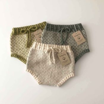 Folk Bloomers - seaweed, olive, sage