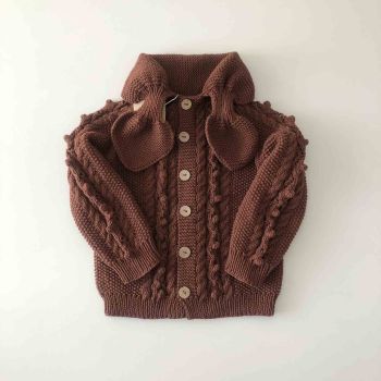 Hazel Cardigan - chocolate