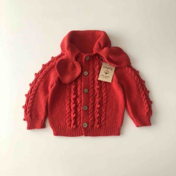 Hazel Cardigan - red