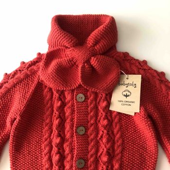 Hazel Cardigan - red