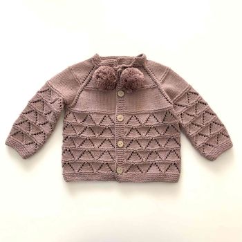 Helena Cardigan - dusty rose, natural and various colors