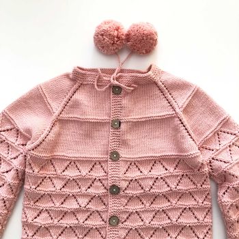 Helena Cardigan - beige, salmon pink, natural / various colors