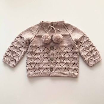 Helena Cardigan - powder pink, mocha, birch, natural and various colors