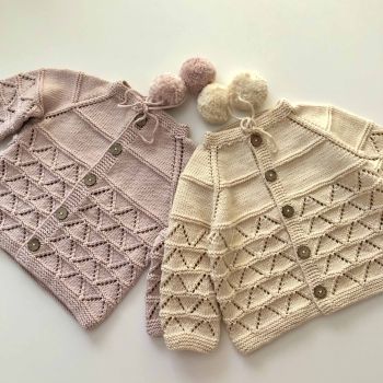 Helena Cardigan - powder pink, mocha, birch, natural and various colors