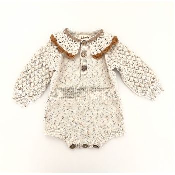 Adele Romper, with collar - * exclusive confetti collection, select colors