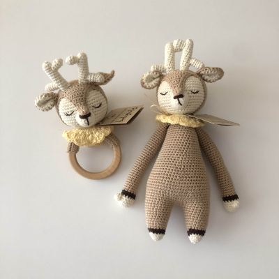 Baby Deer 9.8" - 25 cm - canary