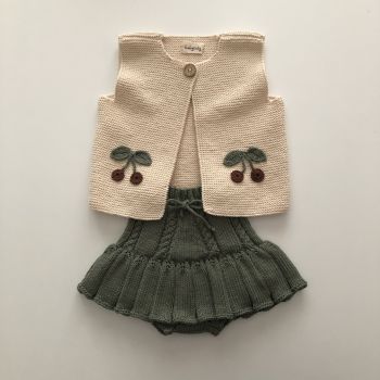 Felice Cherry Vest - Natural