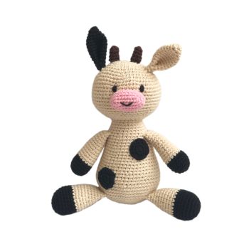Crochet Toy Cow 12" - 30 cm