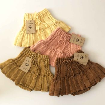 Ivy Skirt - biscuit, mustard / select colors