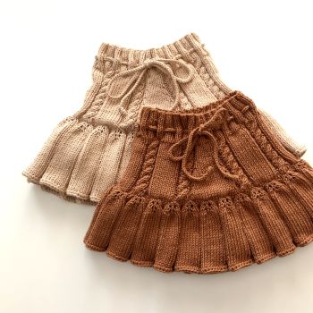 Ivy Skirt - New, terracotta, ecru