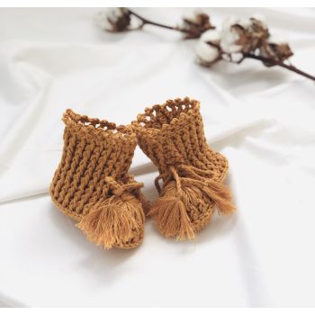 Ivy Booties - Golden Brown