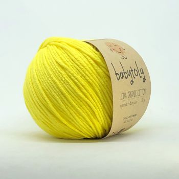 Organic Cotton Yarn - LEMON, 160