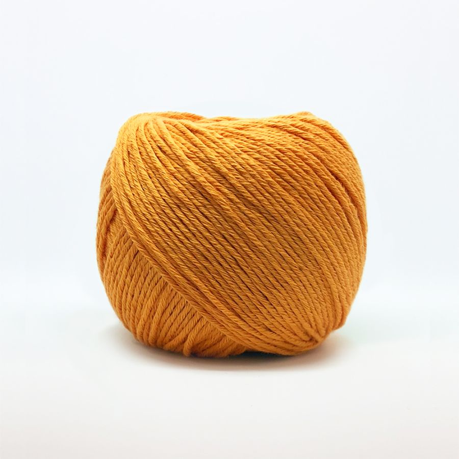 Organic Cotton Yarn - GOLDEN BROWN, 490