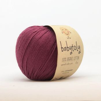 Organic Cotton Yarn - MULBERRY, 581