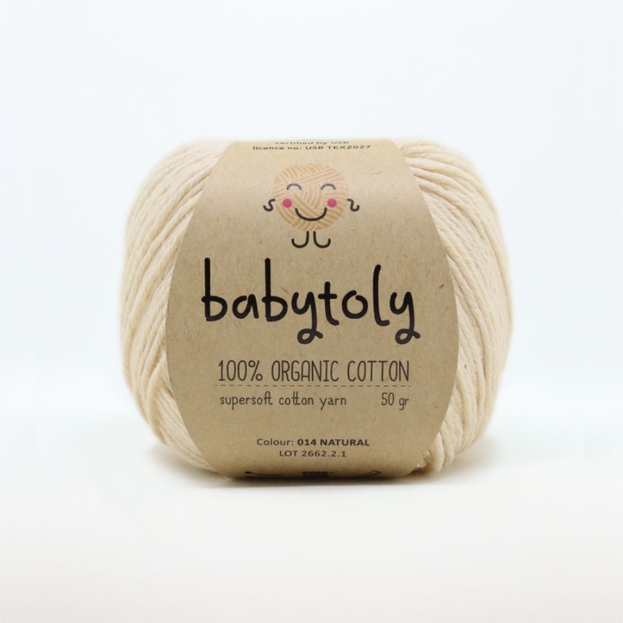 Organic Cotton Yarn - NATURAL, 014