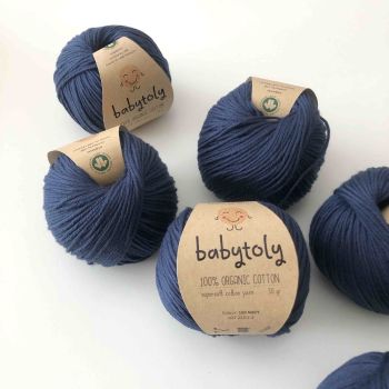 Organic Cotton Yarn - NAVY, 150