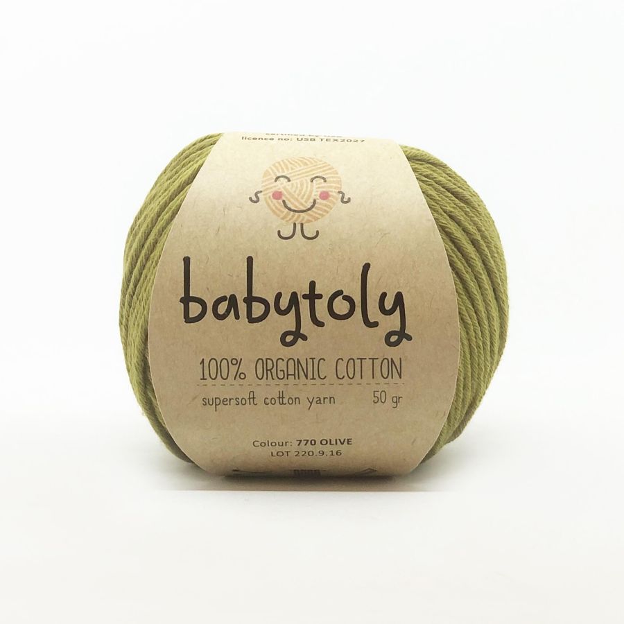 Organic Cotton Yarn - OLIVE, 770